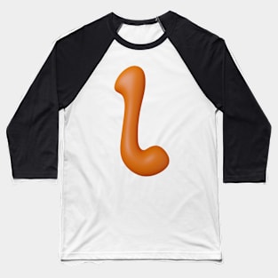 Liquid Type Letter L Baseball T-Shirt